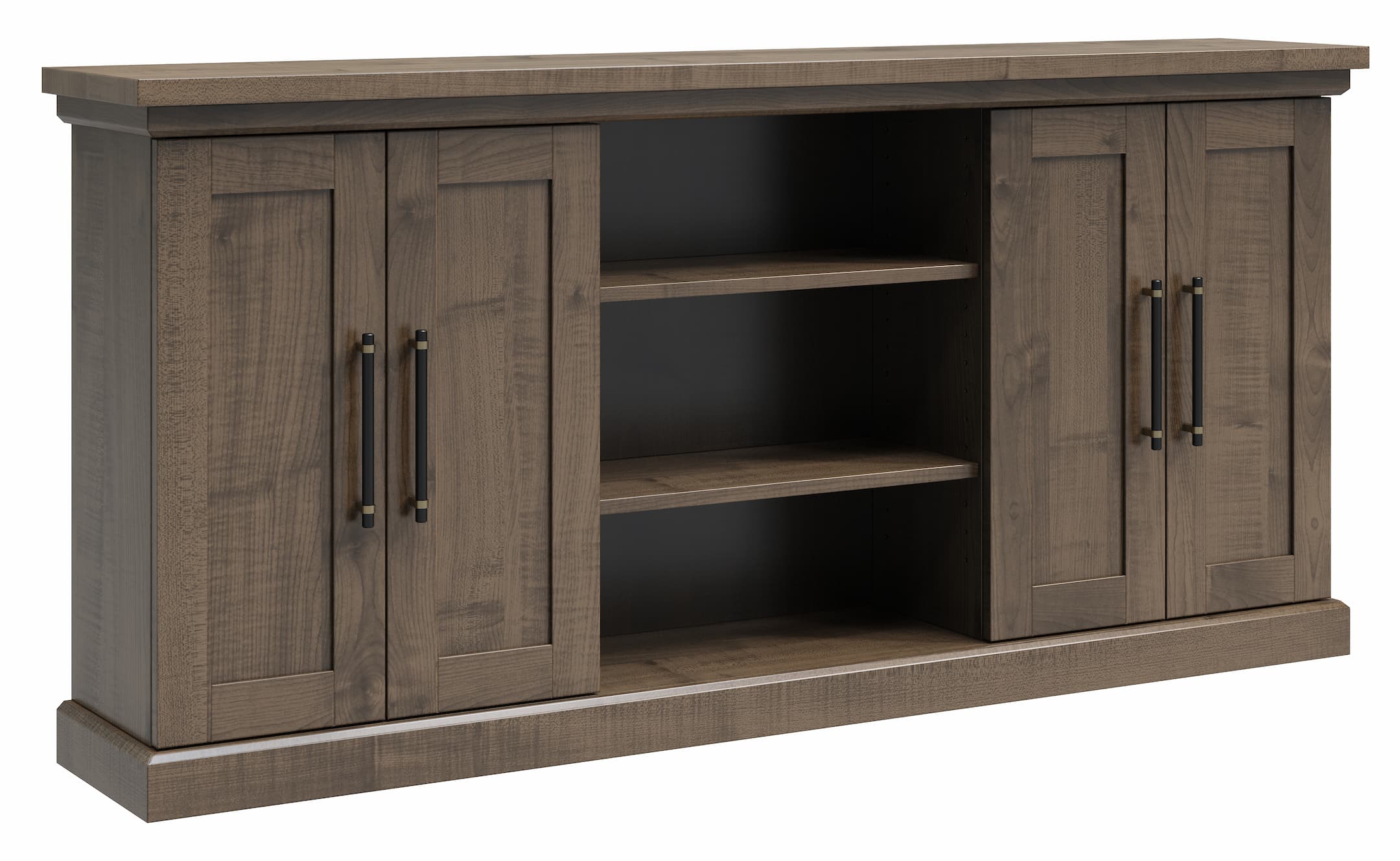 Santorini Office - Storage Bookcase - 72 inch - 4 Door