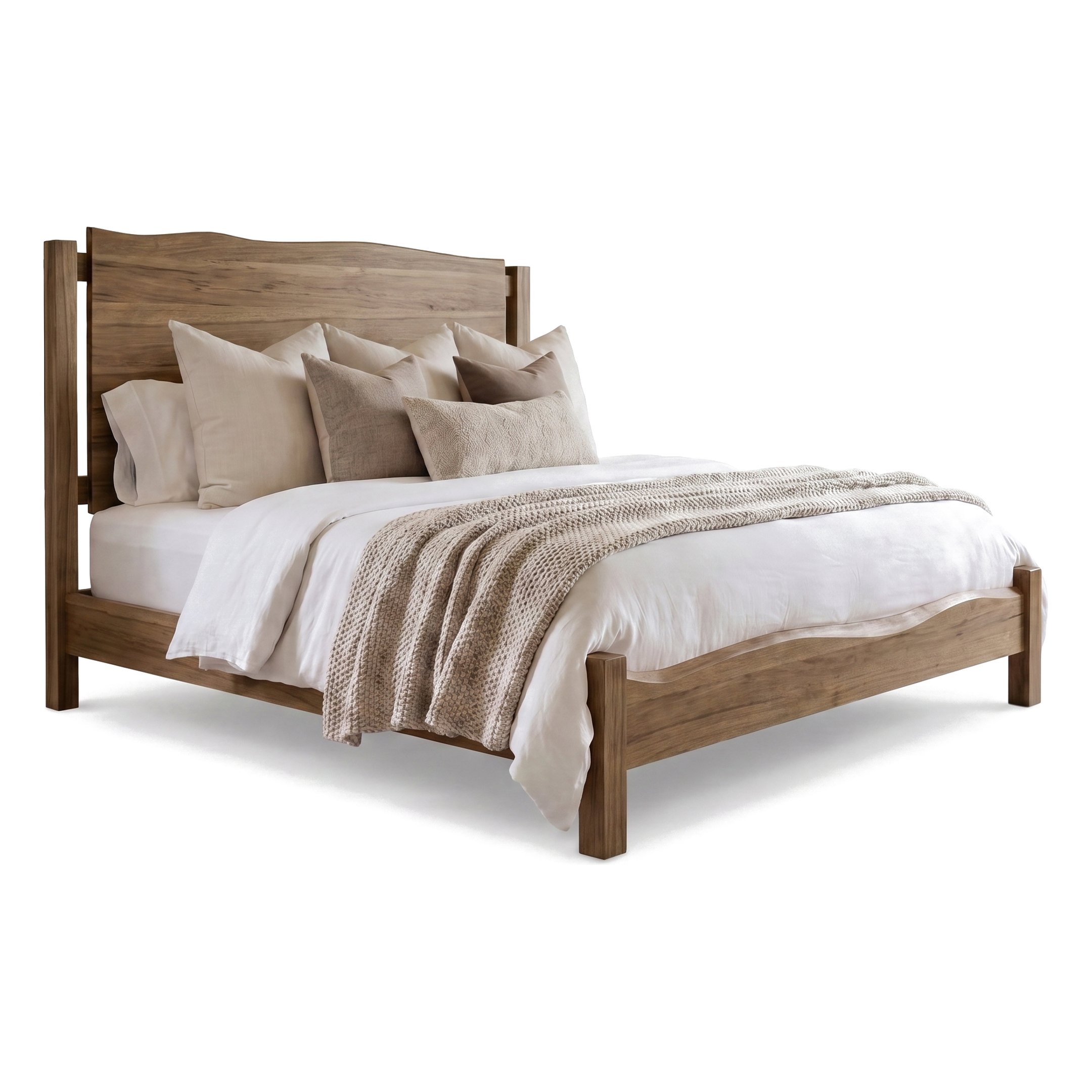 Timber Live Edge Bed