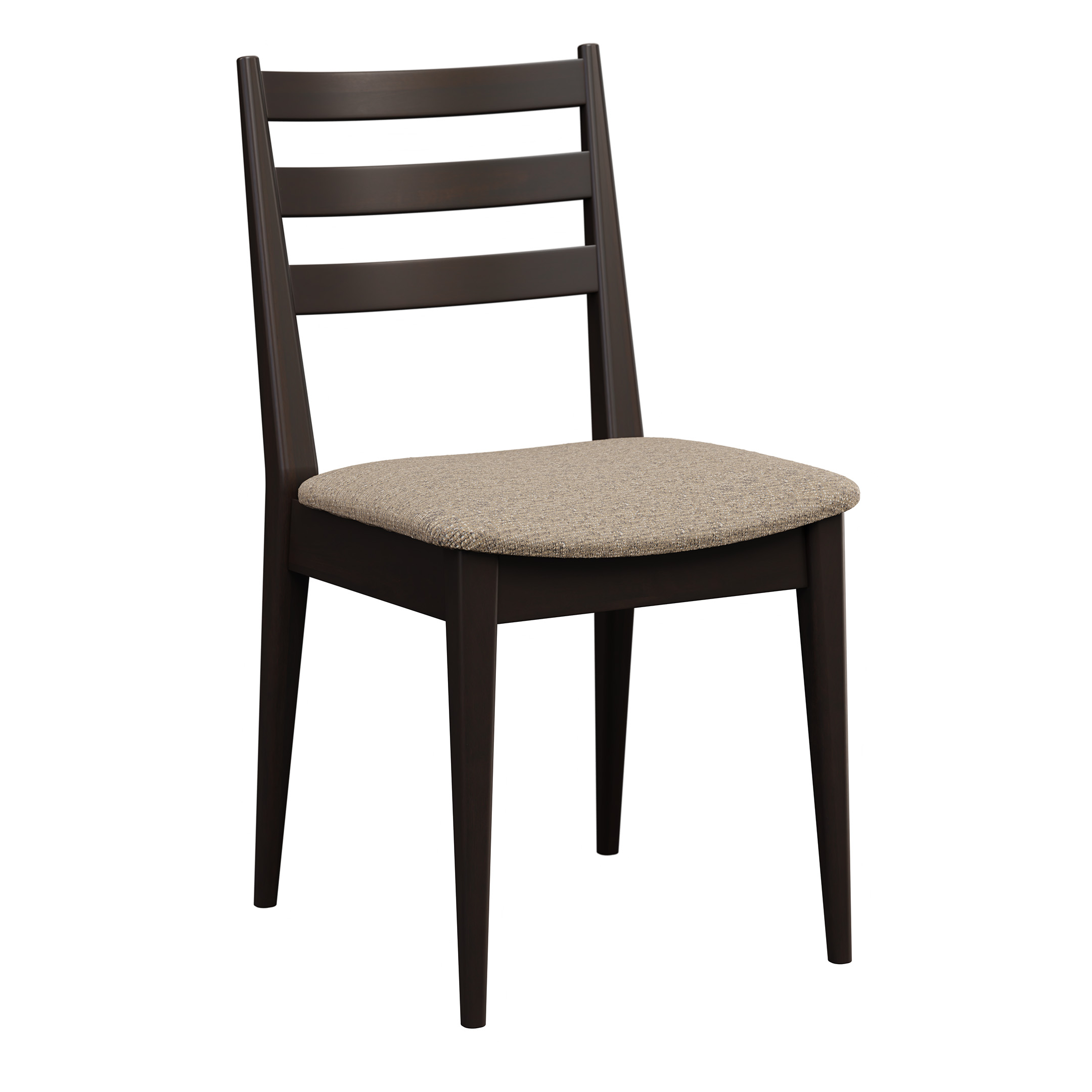 Uptown Ladderback Dining Chair Brown Maple OCS Onyx