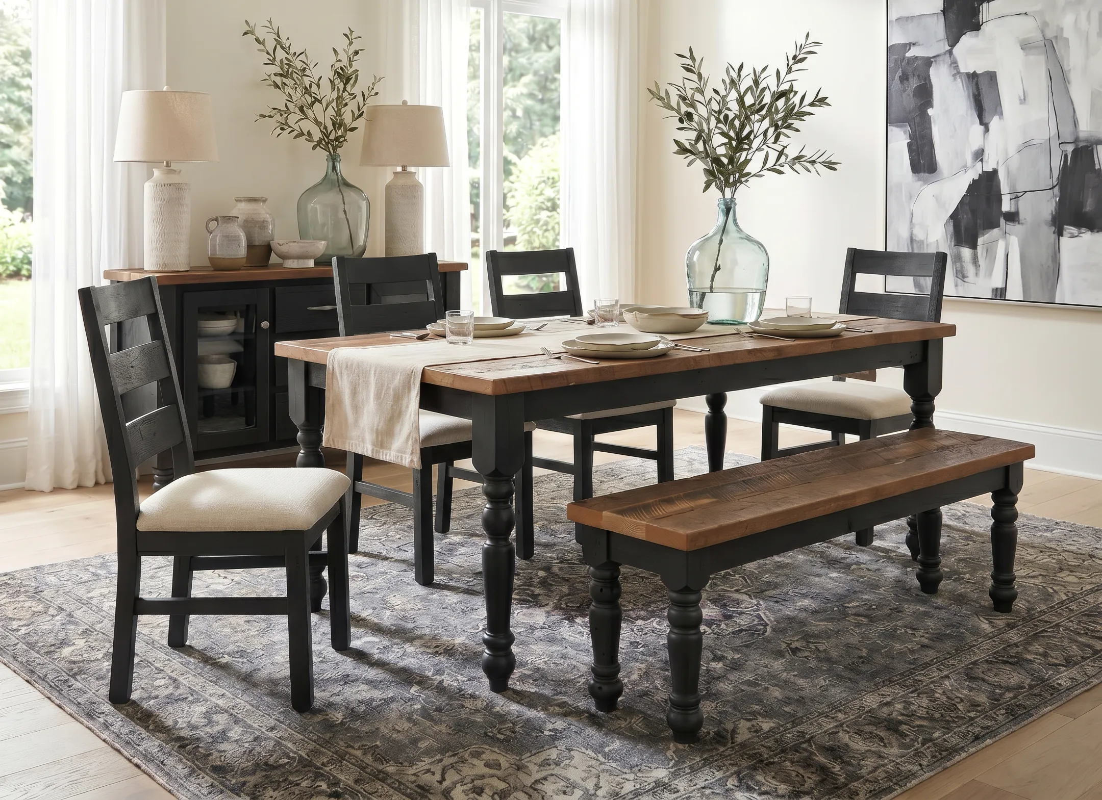 Brighthouse Dining Set Hardwood furniture 