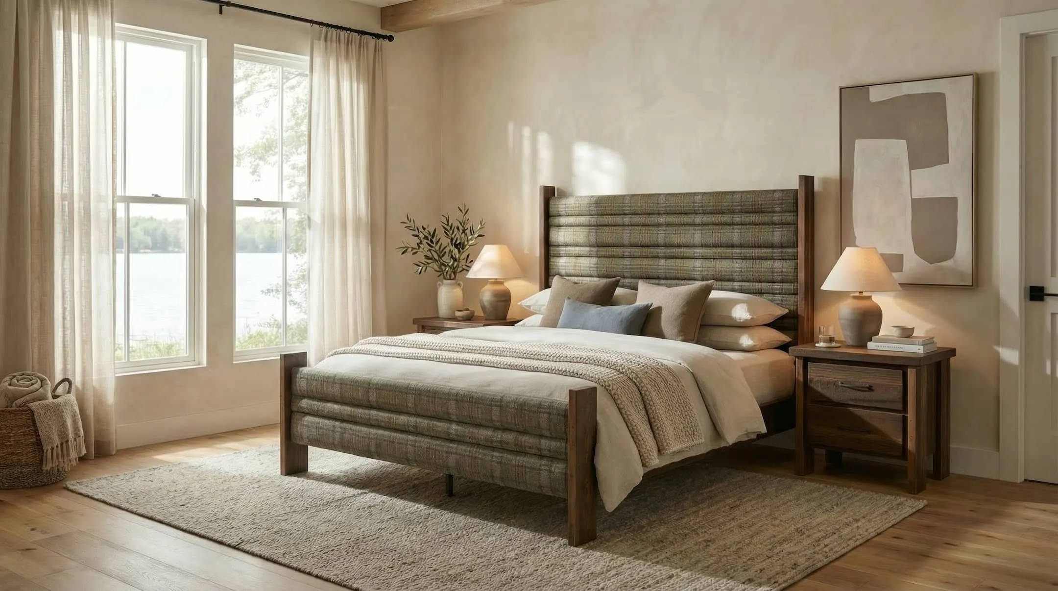 Durango Upholstered Bed lifestyle photo