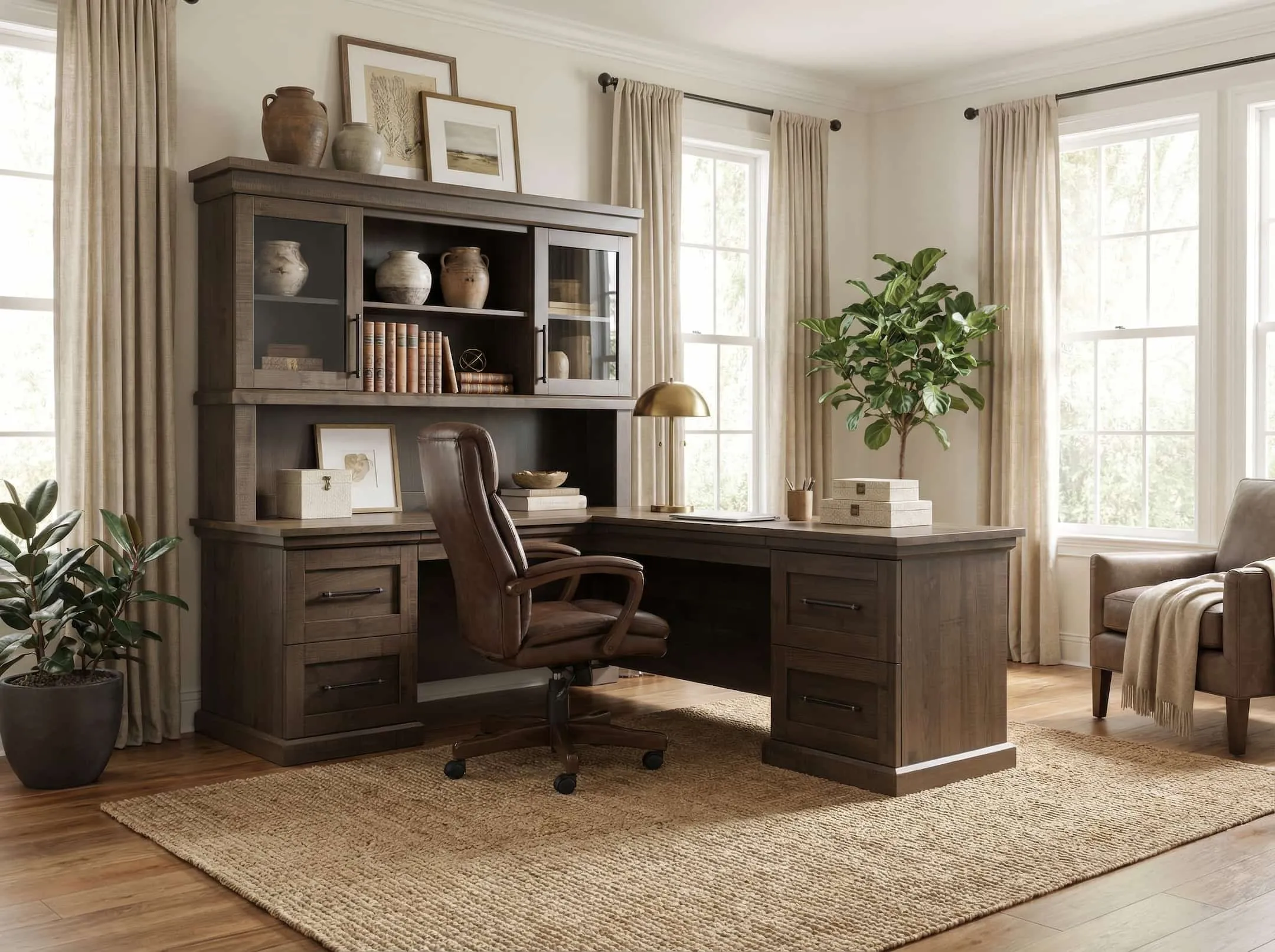 Santorini Office room setting