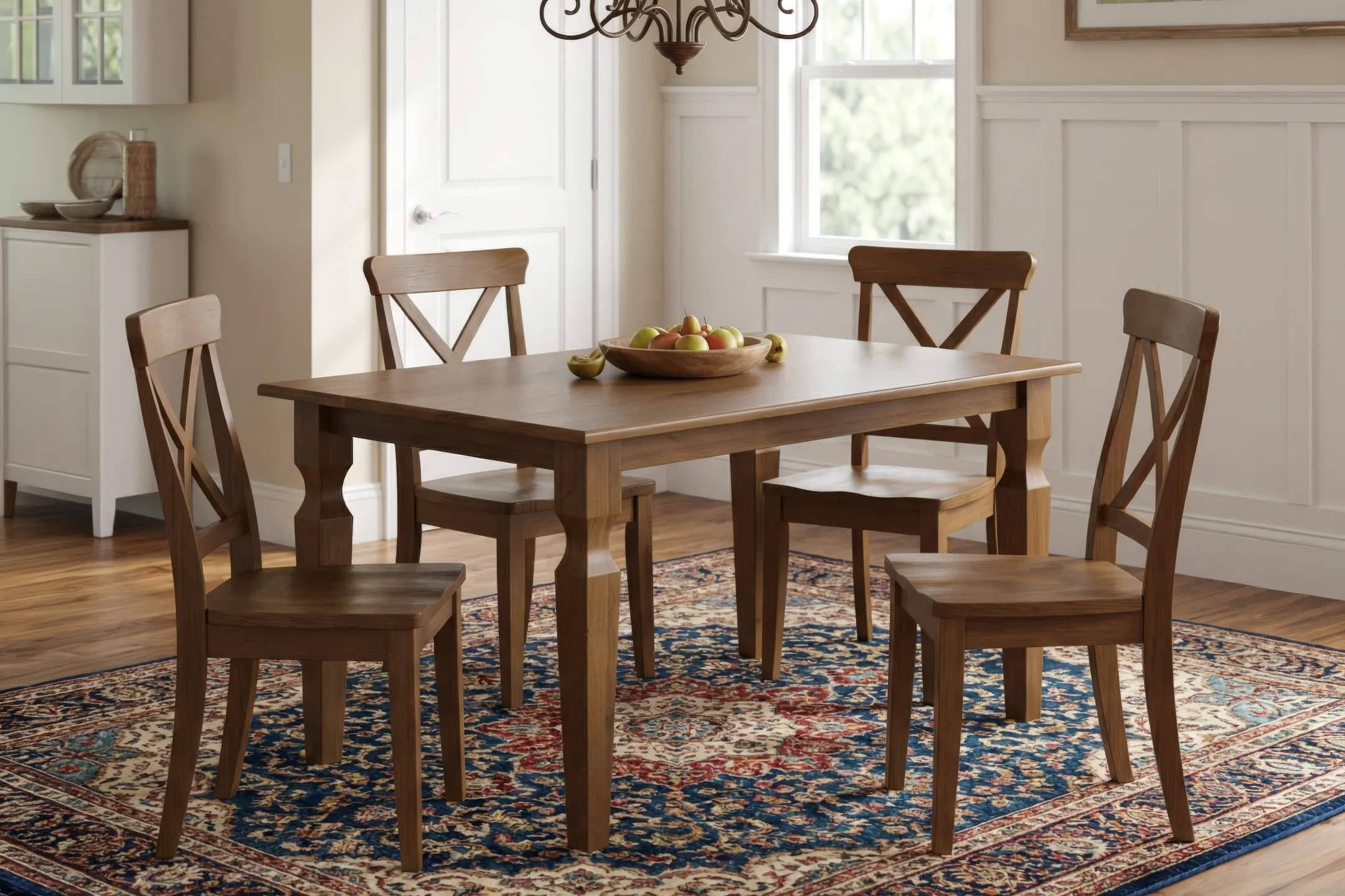 Avon Dining Table Set Hardwood 