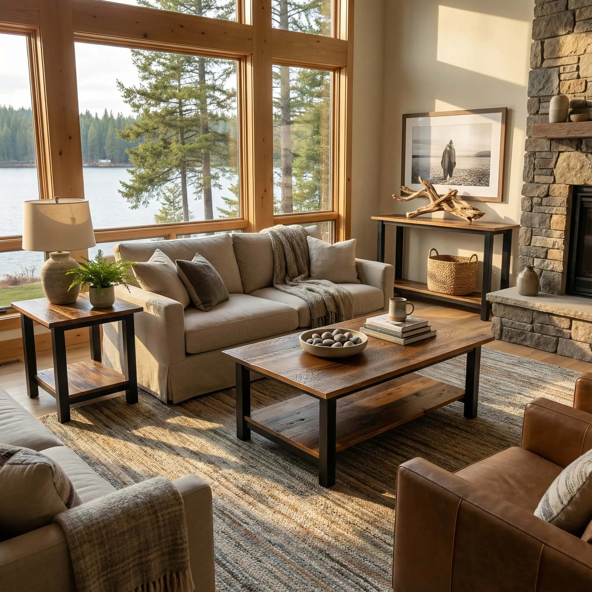 Timber Occasional room setting