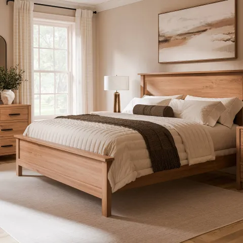 Amanda Flat Panel Bed