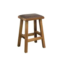 Leather Seat Bar Stool
