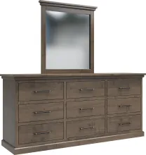 Santorini 9 Drawer Dresser - 84 inch with Mirror