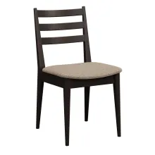 Uptown Ladderback Dining Chair Brown Maple OCS Onyx