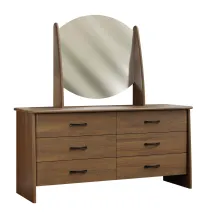 Urban Barnwood-Pueblo-72in-With Mirror-Dresser-Rustic White Oak