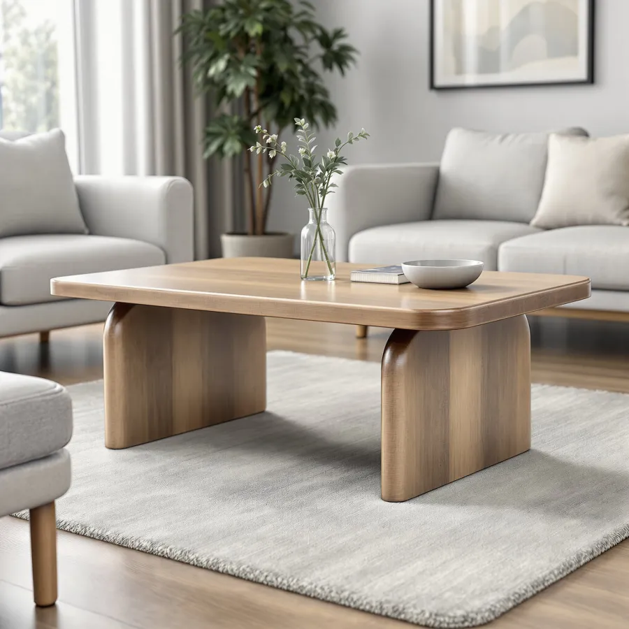 Durham Coffee Table in a living room