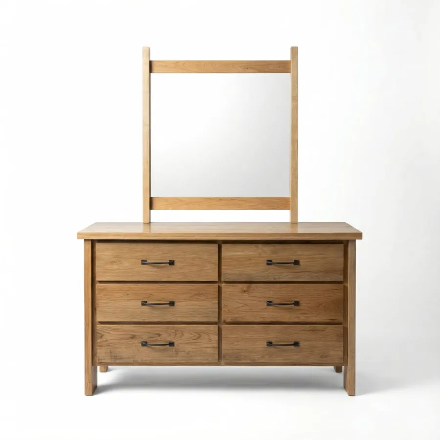 Fulton Dresser With Mirror straight view