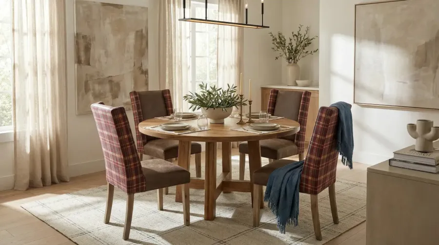 Fulton Round Dining Table lifestyle setting