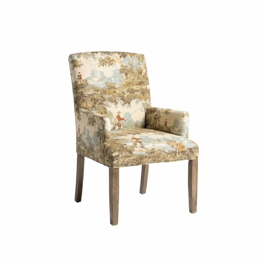 Sylvia Arm Chair in a graphic print