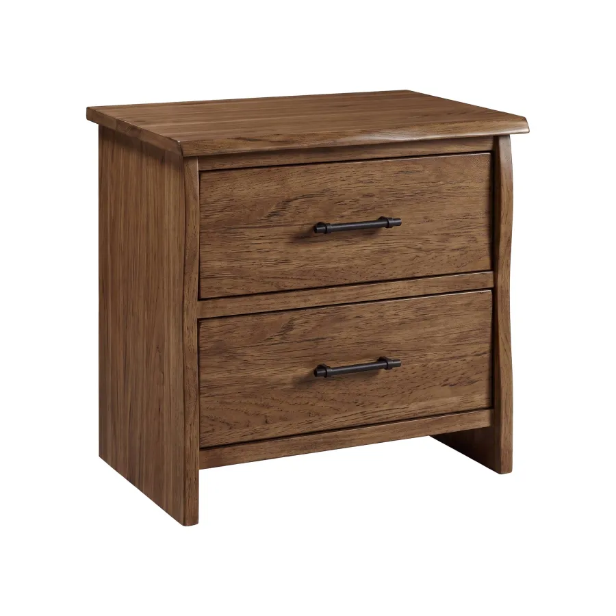 Timber 2 Drawer Nightstand